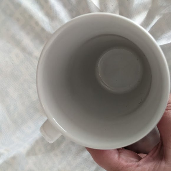 California Pantry Christmas White Mug with Red Stockings - Picture 2 of 6